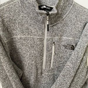 The North Face Gray Zip Up Mens Size L
